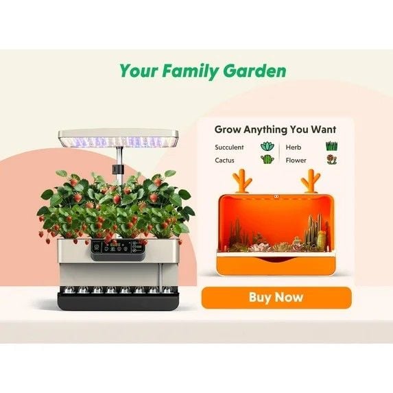 IFARM Perfect All In One Hydroponic Growing System 28 pods 4