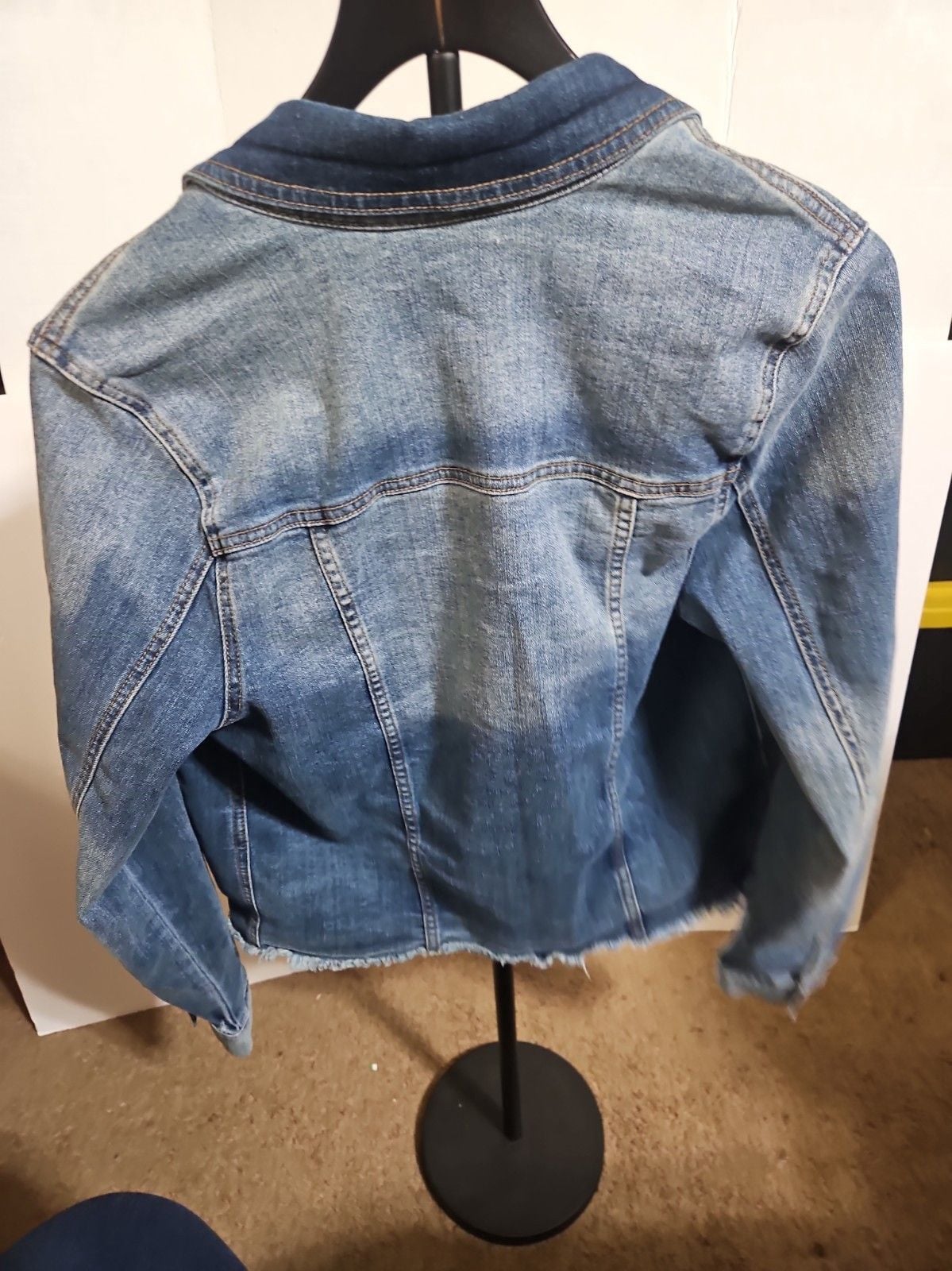 JBD Distressed Denim Jacket M Womens 3