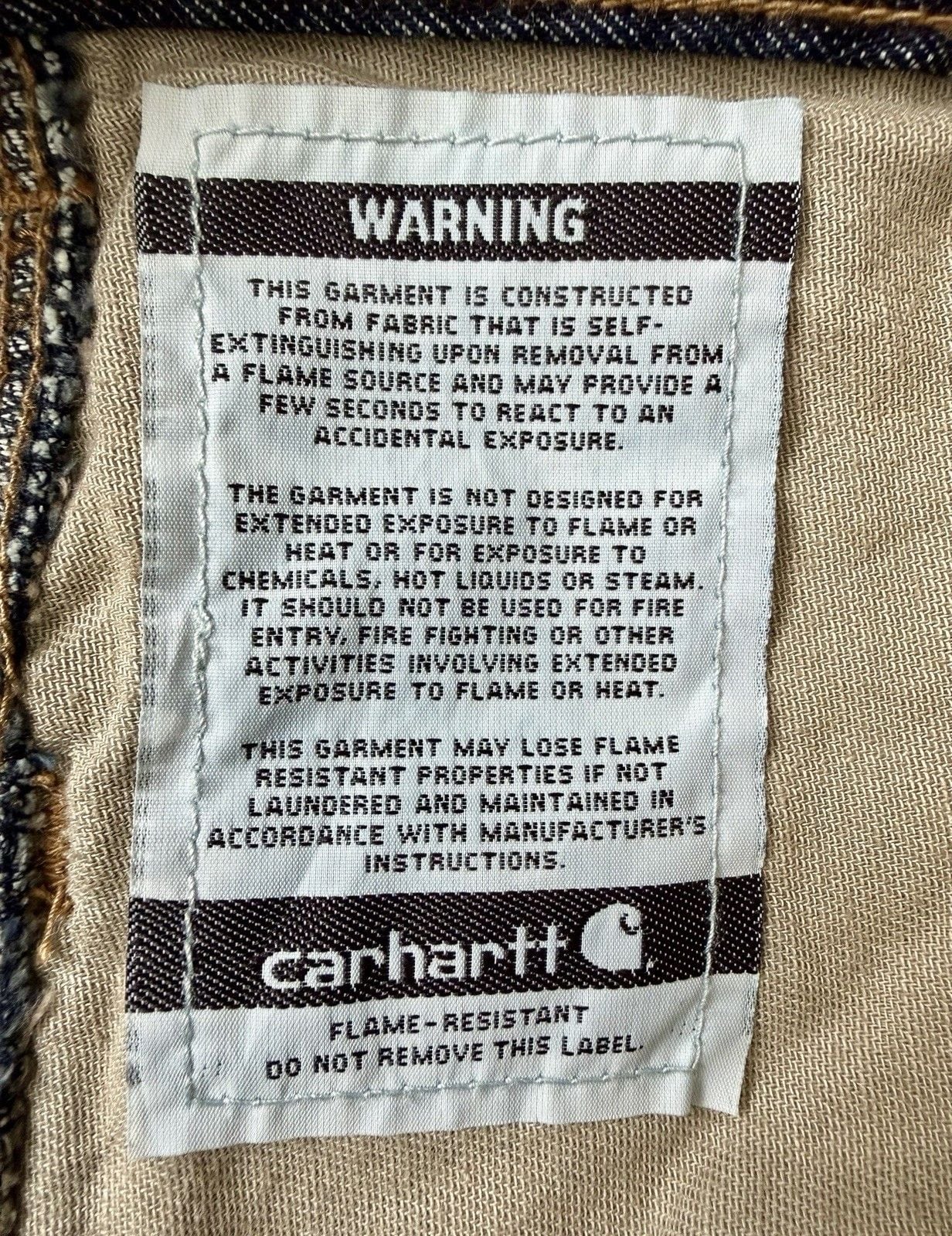 Carhartt FR Jeans NWT 38x32 Flame Resistant Relaxed Fit 104790-131 CAT 2 8