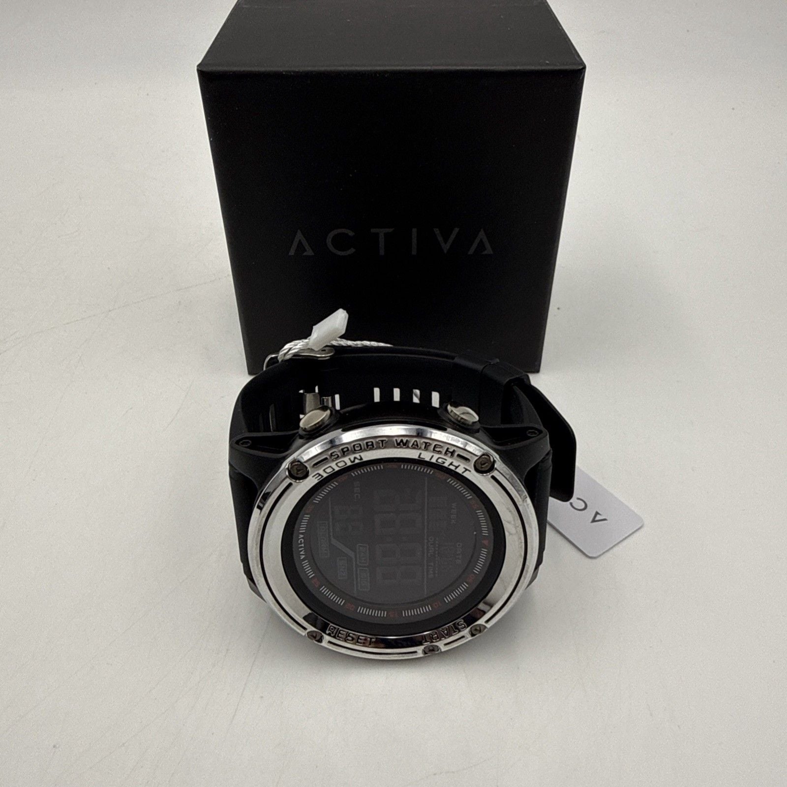 Activa Voyager of Time Men’s Digital Watch Black 52mm ACW8125-006 New In Box 7