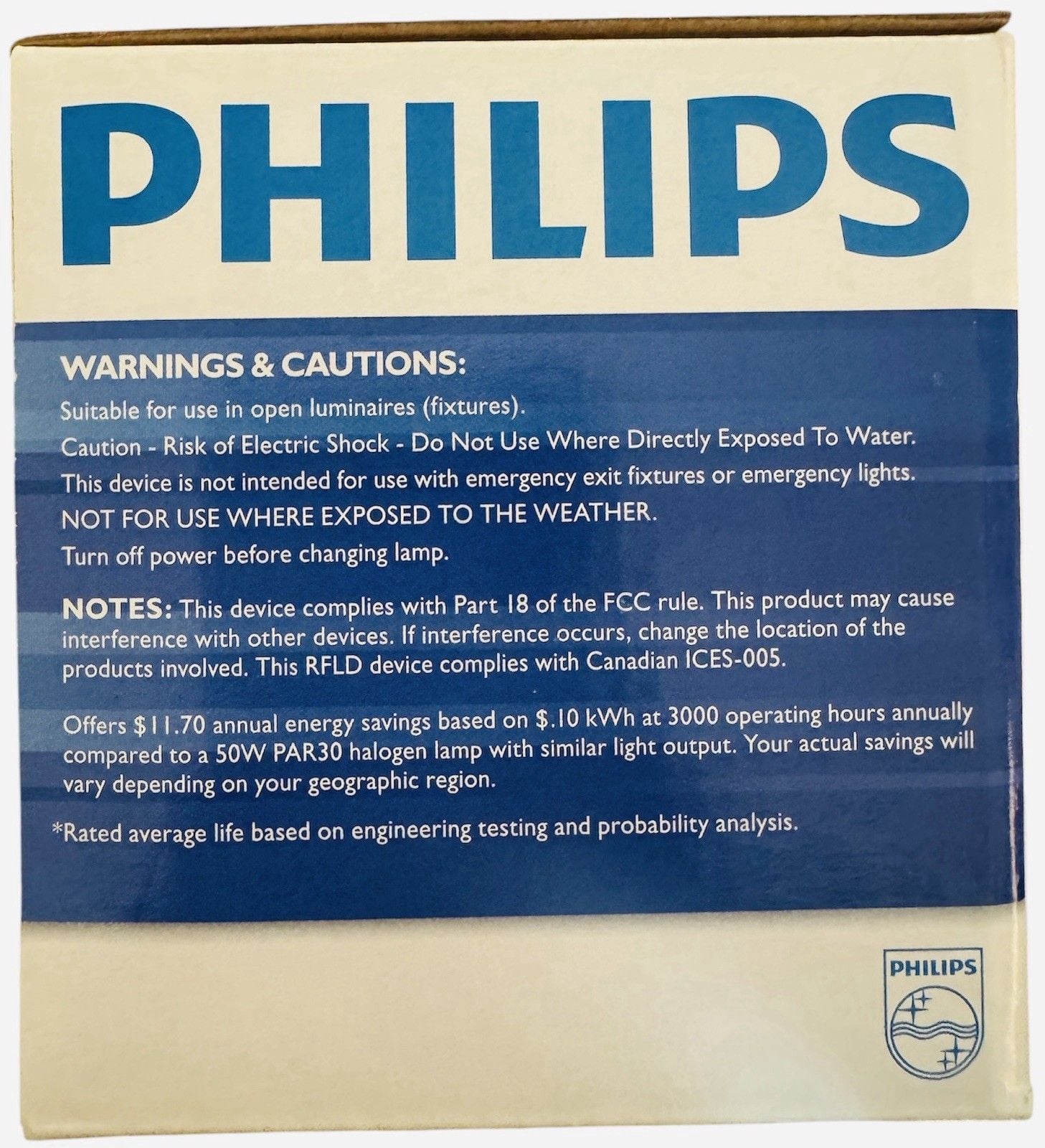 Philips 11PAR30L/END/F20 EnduraLED 11W Dimmable LED Flood Light Bulb β New 4
