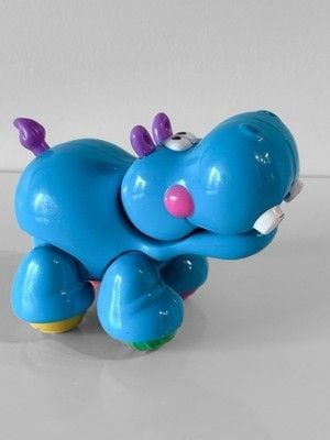 Fisher Price Blue Hippo Amazing Animal Clicking Moving Animal 3