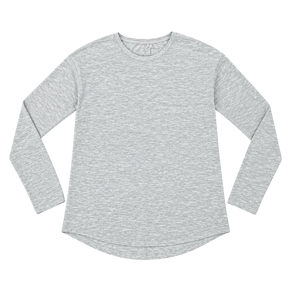 The North Face FlashDry Long Sleeve Shirt Size S Grey Heather 1