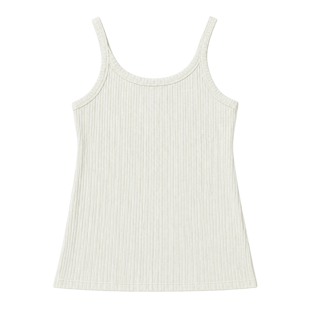 Reformation Ribbed Tank Top Size S Cream Tencel Cotton 1