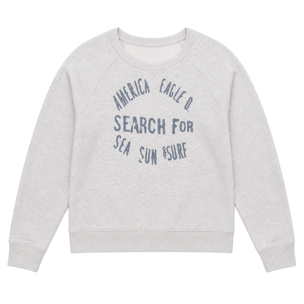 American Eagle Outfitters “Y2K” Search For Sea Sun & Surf' Graphic Crew Size S 1