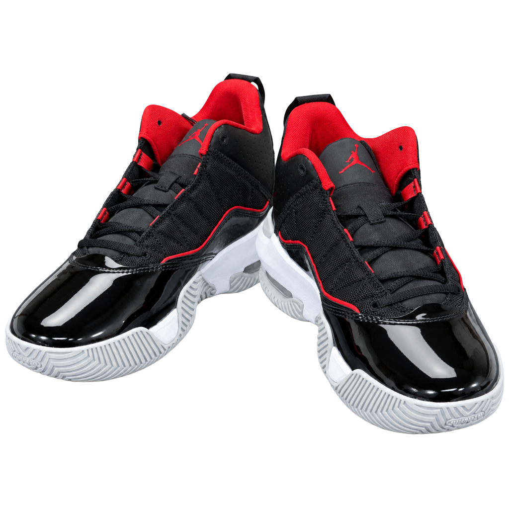 Jordan Stay Loyal Size 10 Black Chile Red White DB2884-001 1