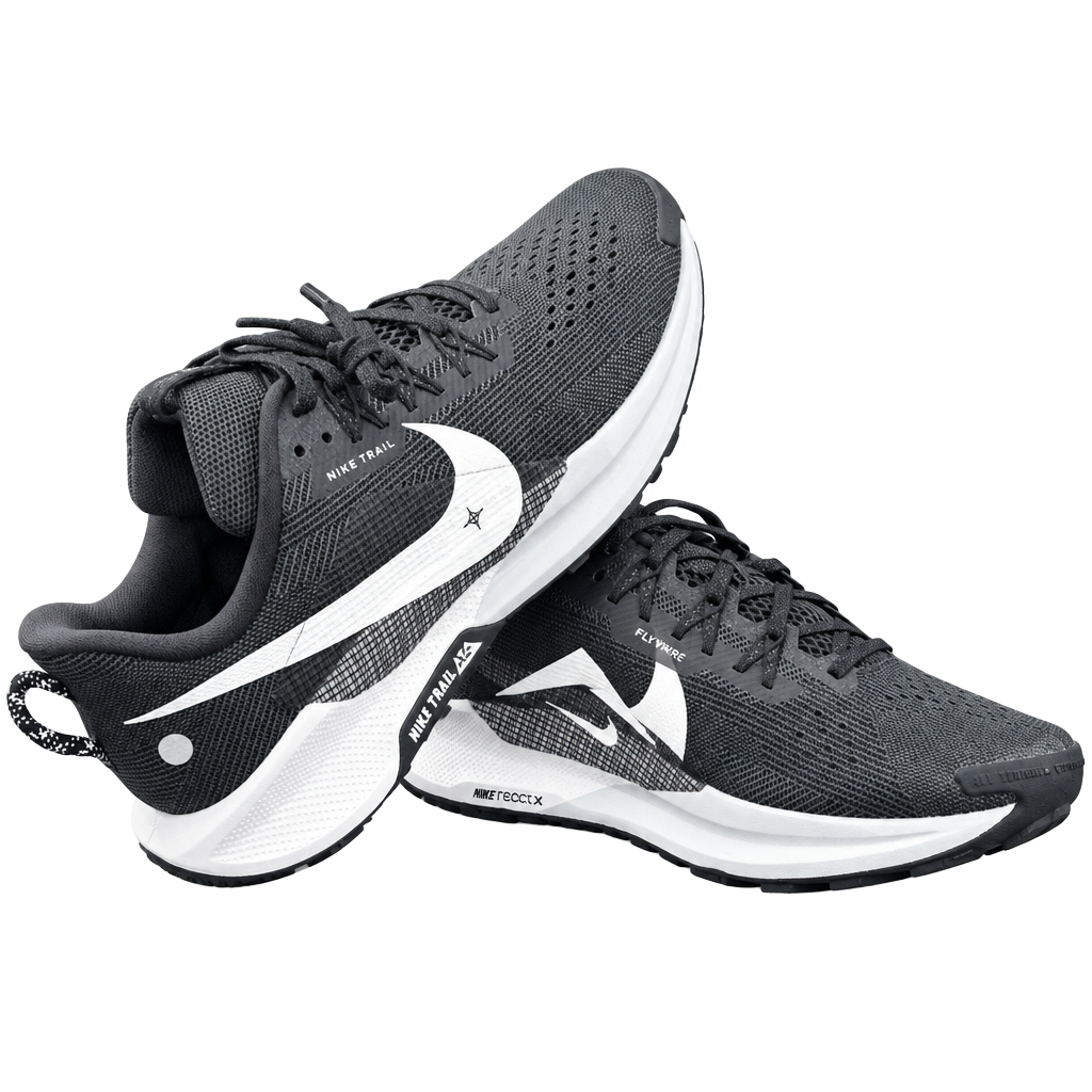 Nike ReactX Pegasus Trail 5 Size 10.5 Black White Anthracite 1