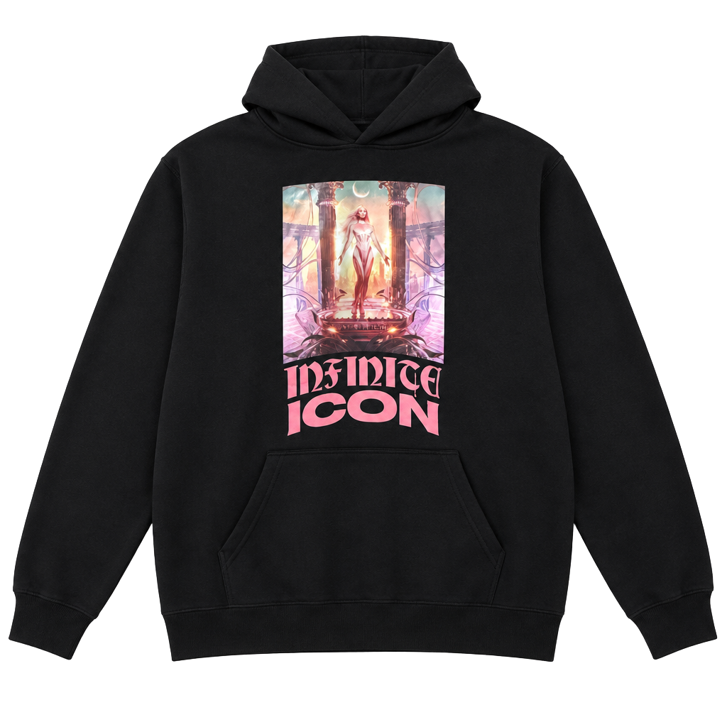 Paris Hilton Infinite Icon Tour Hoodie Black 1