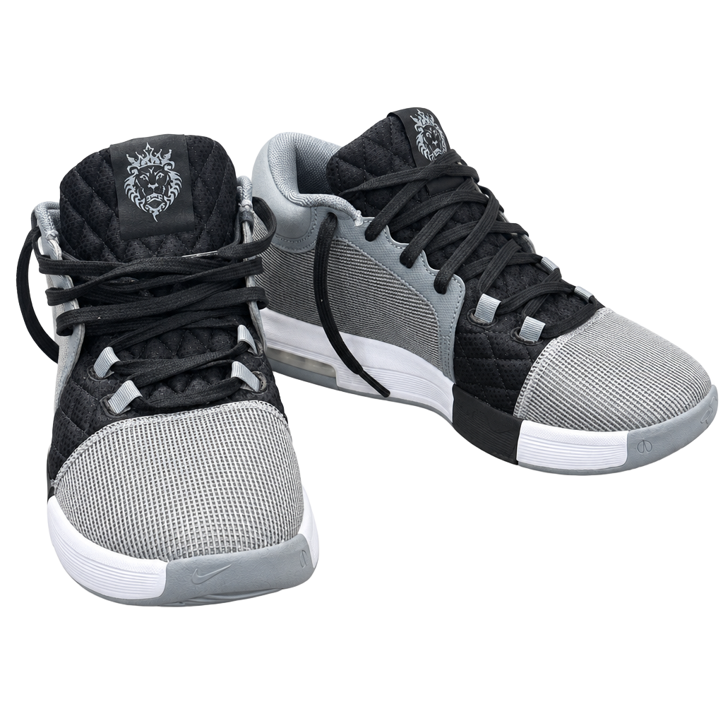Nike Lebron Witness VIII Size 12 Cool Grey White Black FB2239-004 1