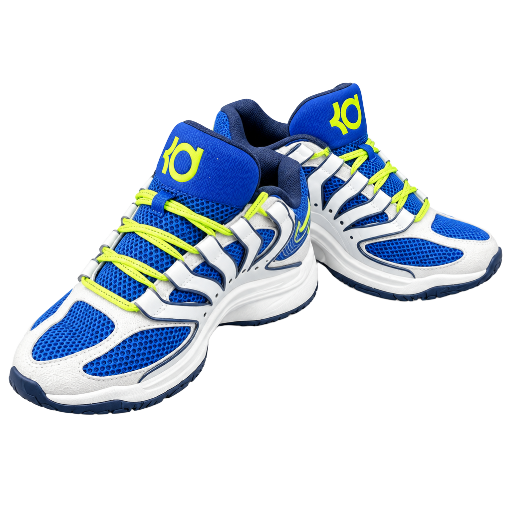 Nike KD18 Size 10 Hyper Royal Neon Yellow 1