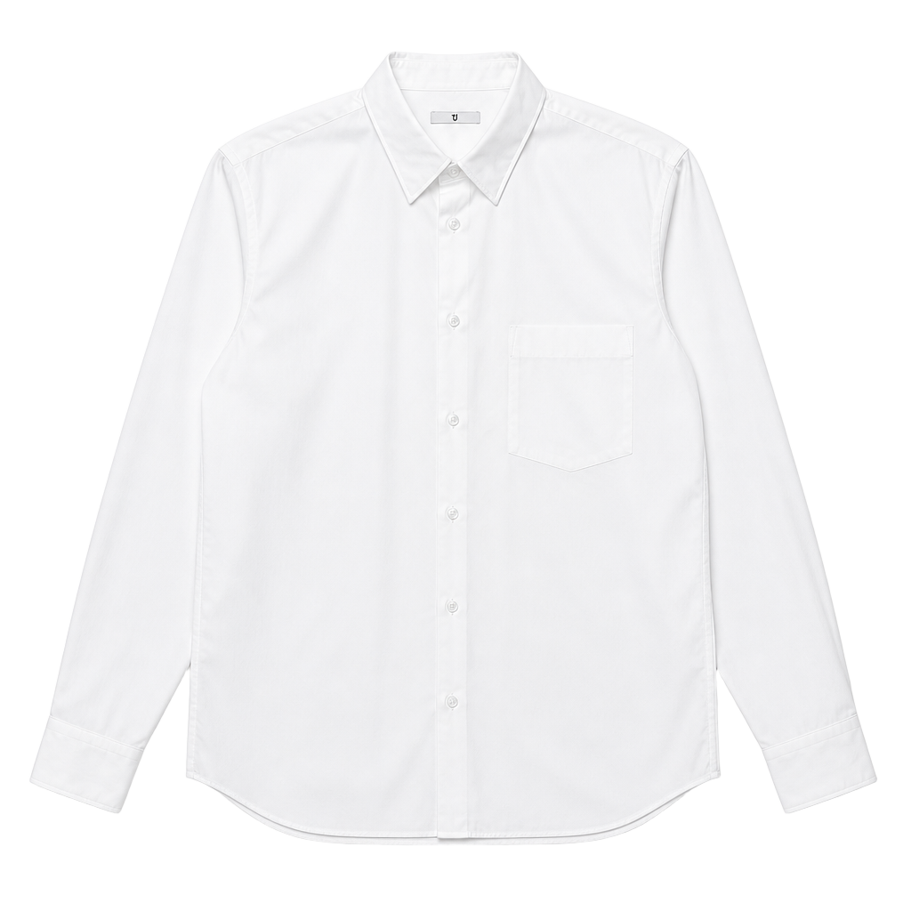 NWT Uniqlo +J Jil Sander Deadstock Supima Cotton Dress Shirt White Small 1