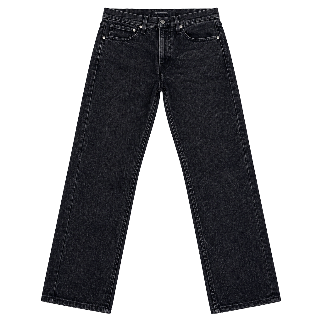 Calvin Klein Jeans CKJ035 Straight Black Denim Size 32x30 1