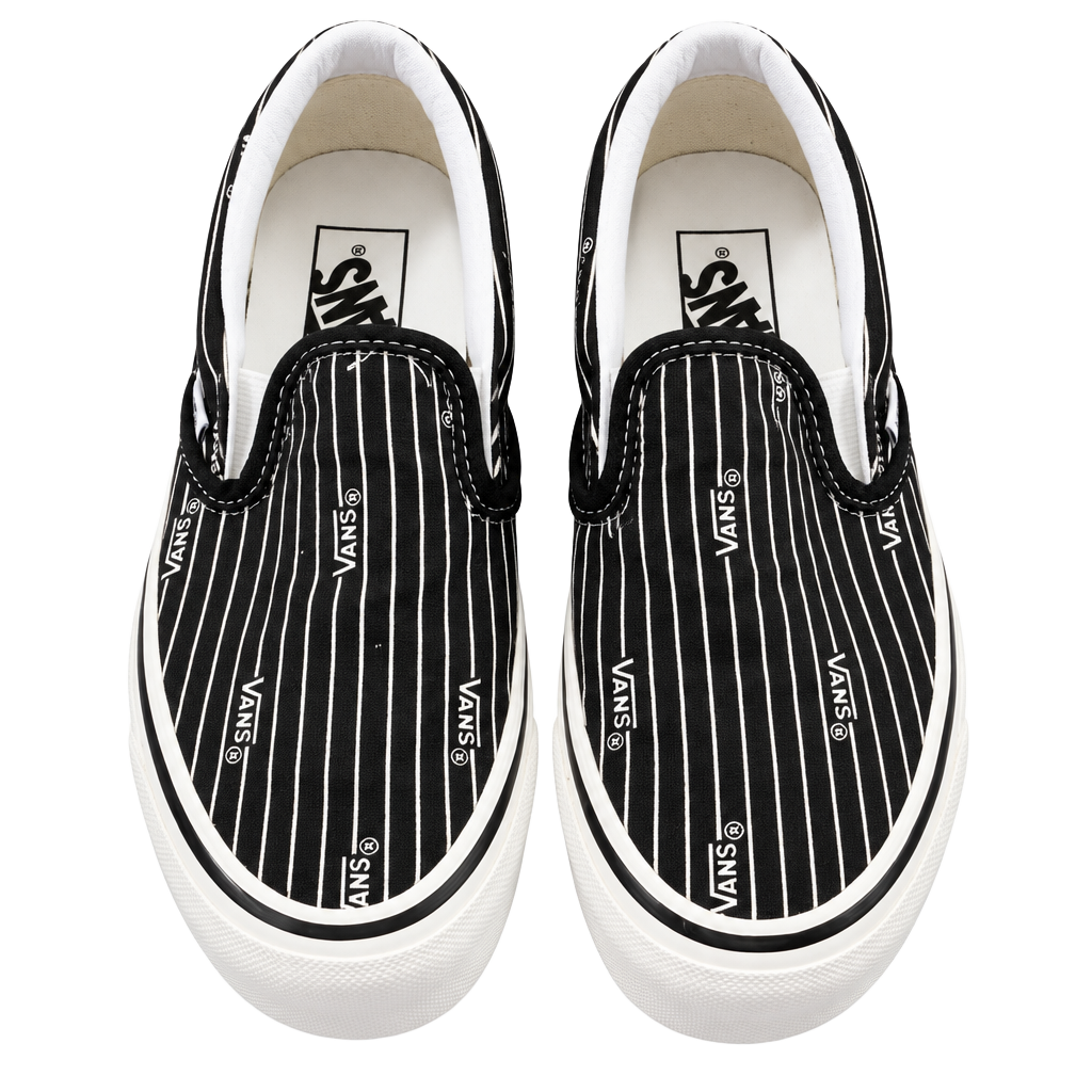 Vans Classic Slip-On 98 DX Anaheim Factory Black White Pinstripe 1