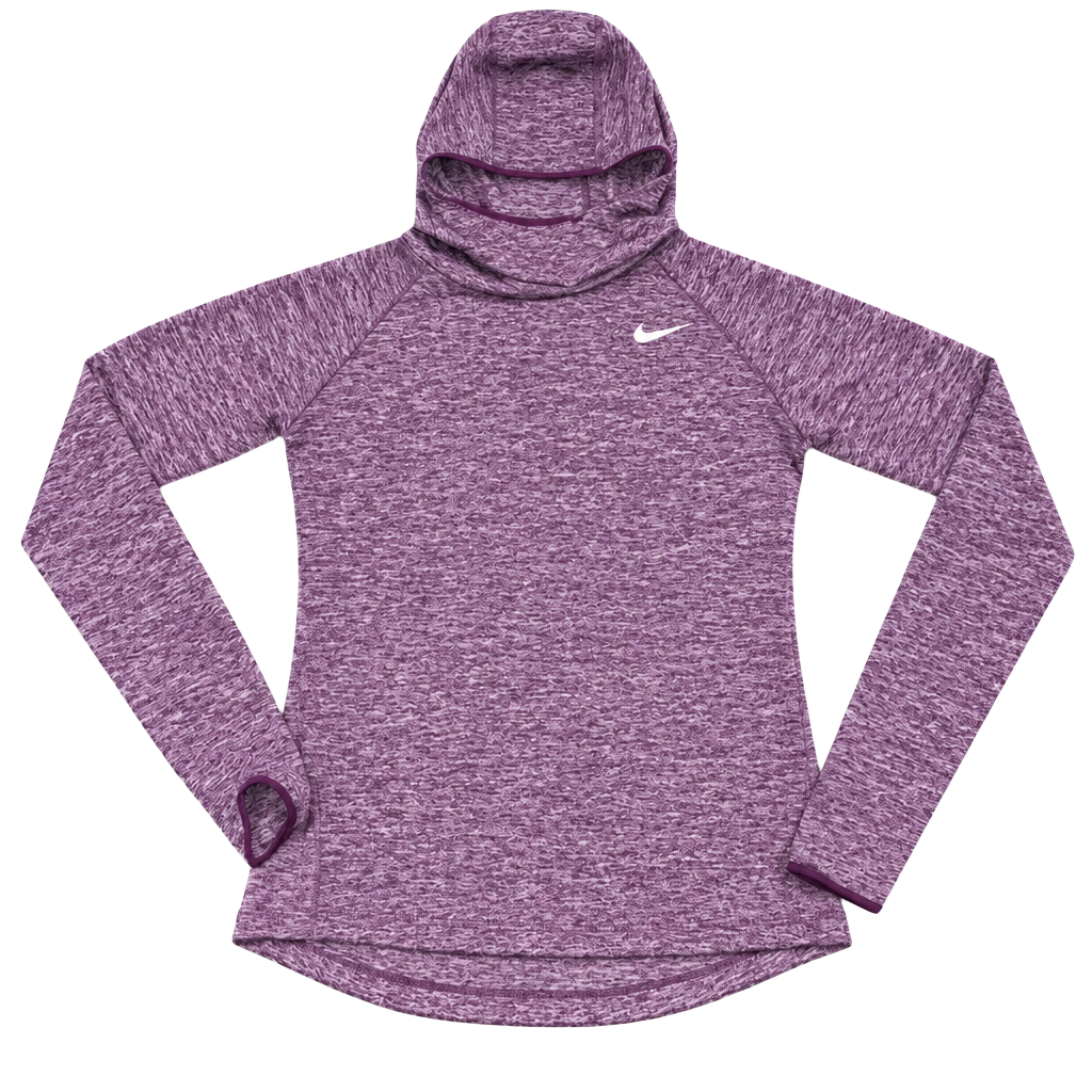 Nike Dri-FIT Purple Heathered Scuba Hoodie 1