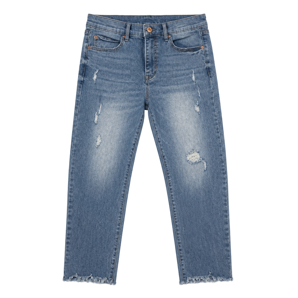 Nicole Miller New York Soho High Rise Ankle Slim Distressed Jeans 1
