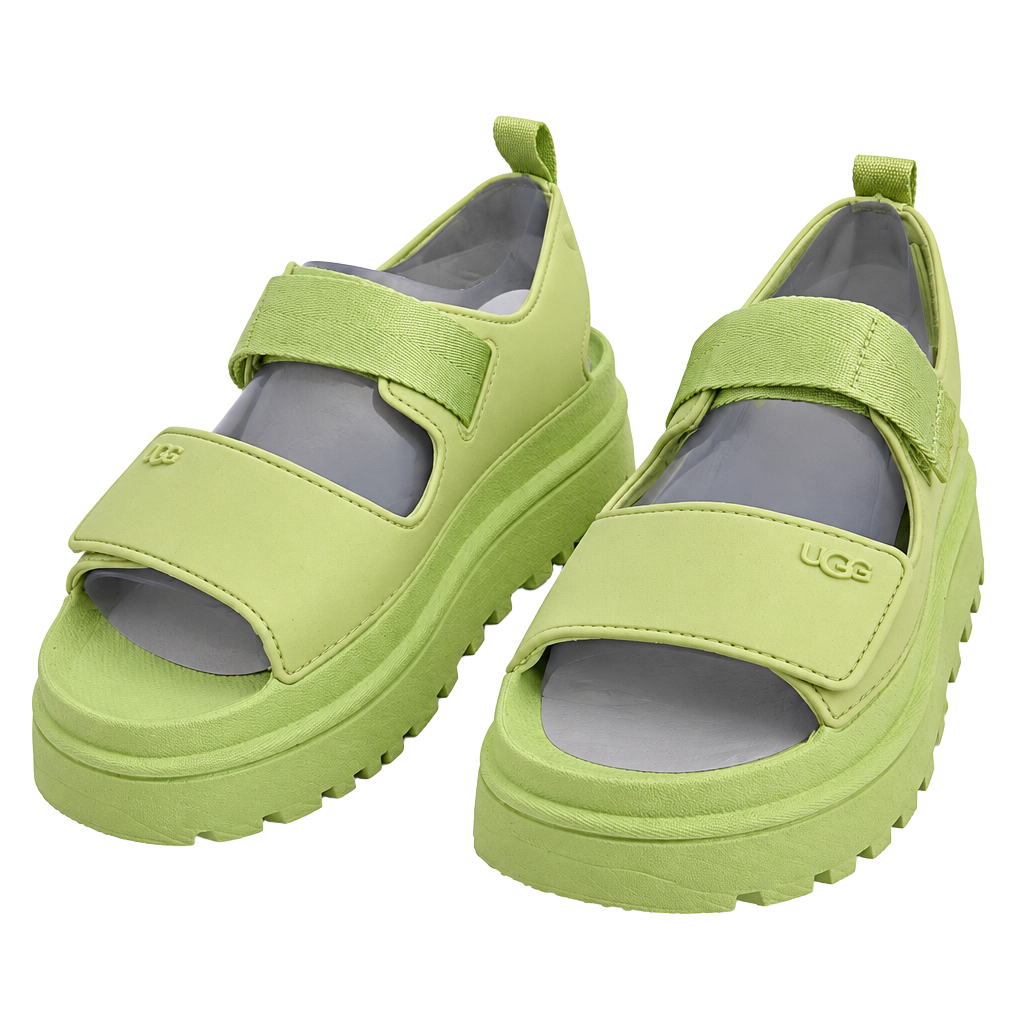 UGG GoldenGlow Sandal Size 11 Chartreuse Green New with Box 1