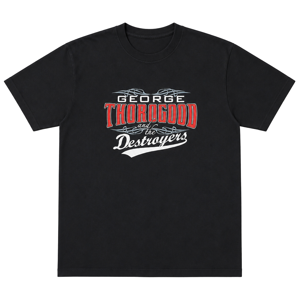 George Thorogood & The Destroyers One Bourbon One Scotch And One Beer T-Shirt XL 1