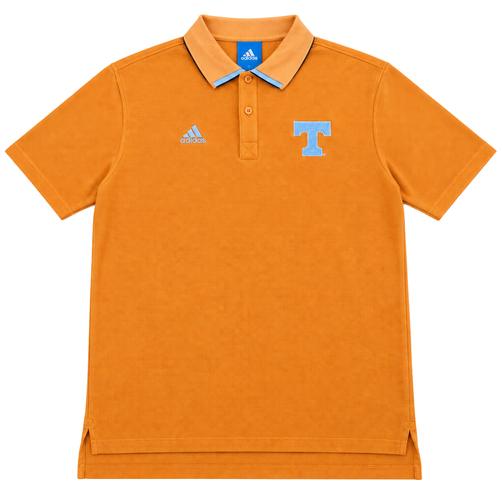 Adidas Tennessee Volunteers Polo Shirt Size L Orange 1
