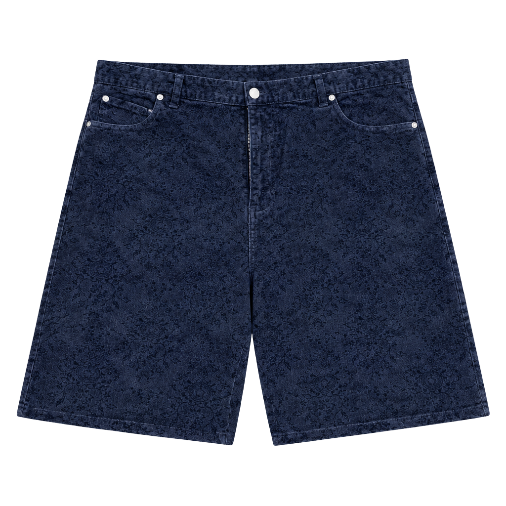 St. John's Bay Floral Corduroy Pants Brown 1