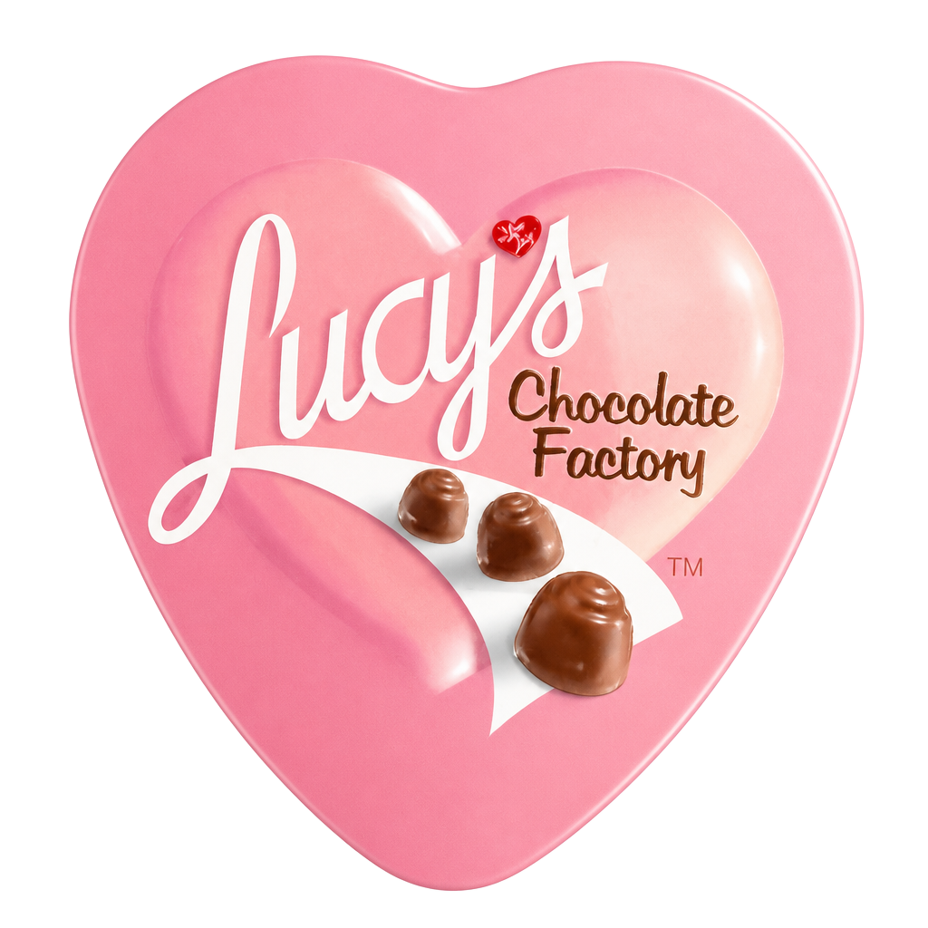 I Love Lucy Chocolate Factory Collectible Wristwatch in Heart-Shaped Tin 1