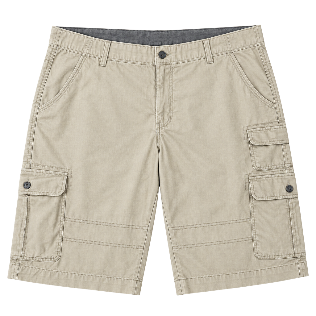 George Mens Cargo Shorts Size 46 Beige Khaki Big and Tall Multi Pocket 1