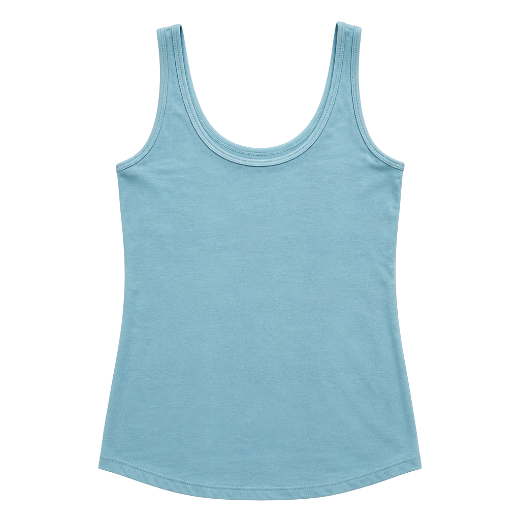 No Boundaries Blue Scoop Neck Tank Top M 7-9 1