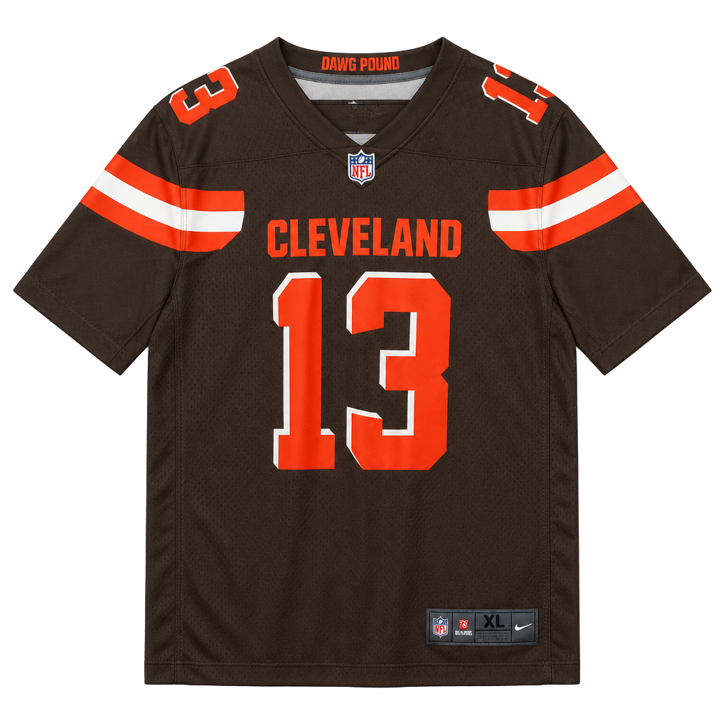 CLEVELAND BROWNS NFL SHIRT JERSEY NIKE sz XXL MEN #13 ODELL BECKHAM JR 1