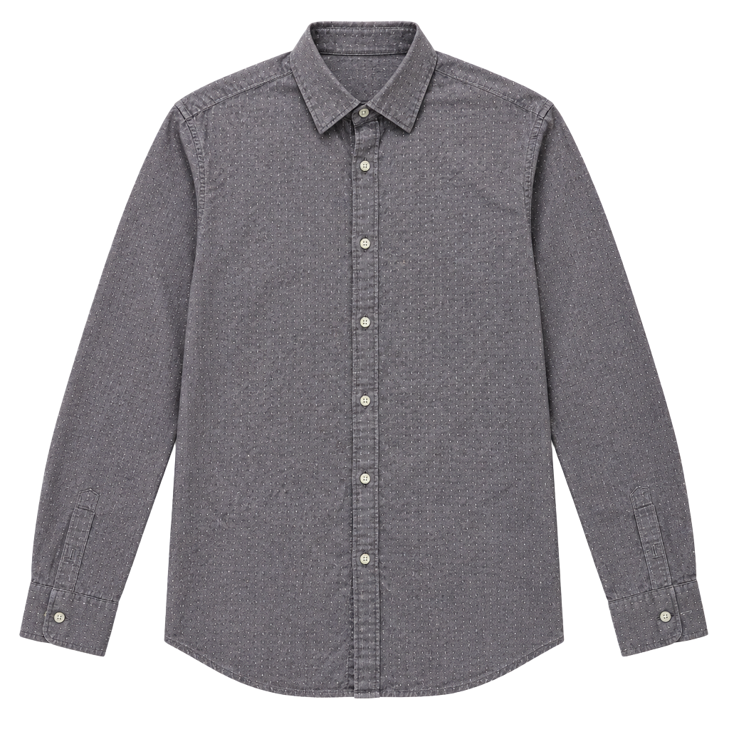 Claiborne Slim Fit Stretch Long Sleeve Button Down Shirt Size S Purple 1