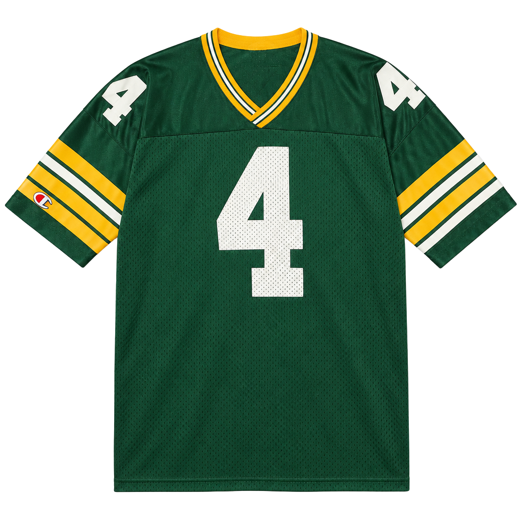 Champion Green Bay Packers Brett Favre 4 Size 52 Jersey 1