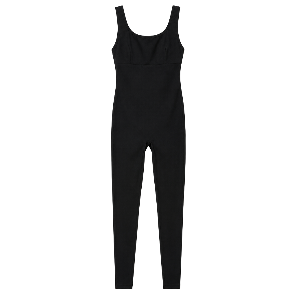 Popilush Shapewear Bodysuit Jumpsuit Size M Black 1