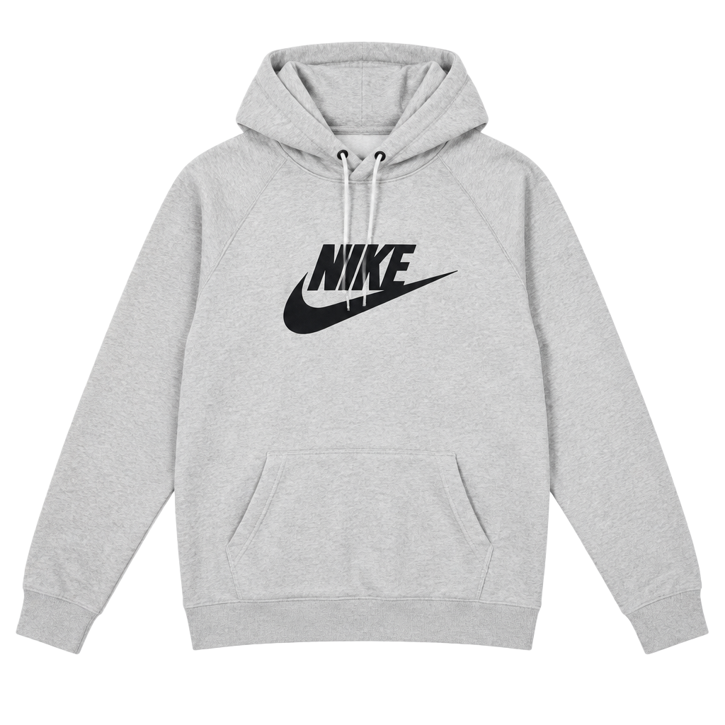 Nike Sportswear Essential Hoodie Size XXL Light Gray Pullover 1