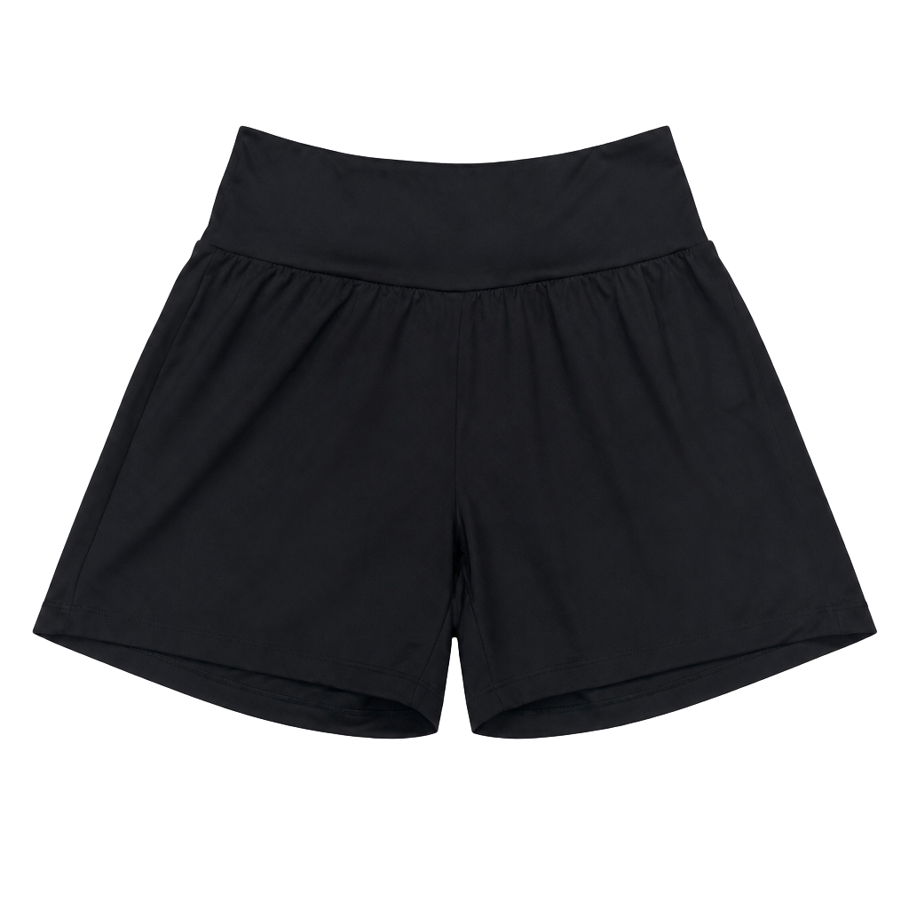 SoftlyZero™ Airy Super High Waisted 2-in-1 InstantCool Shorts Black Large Long 1