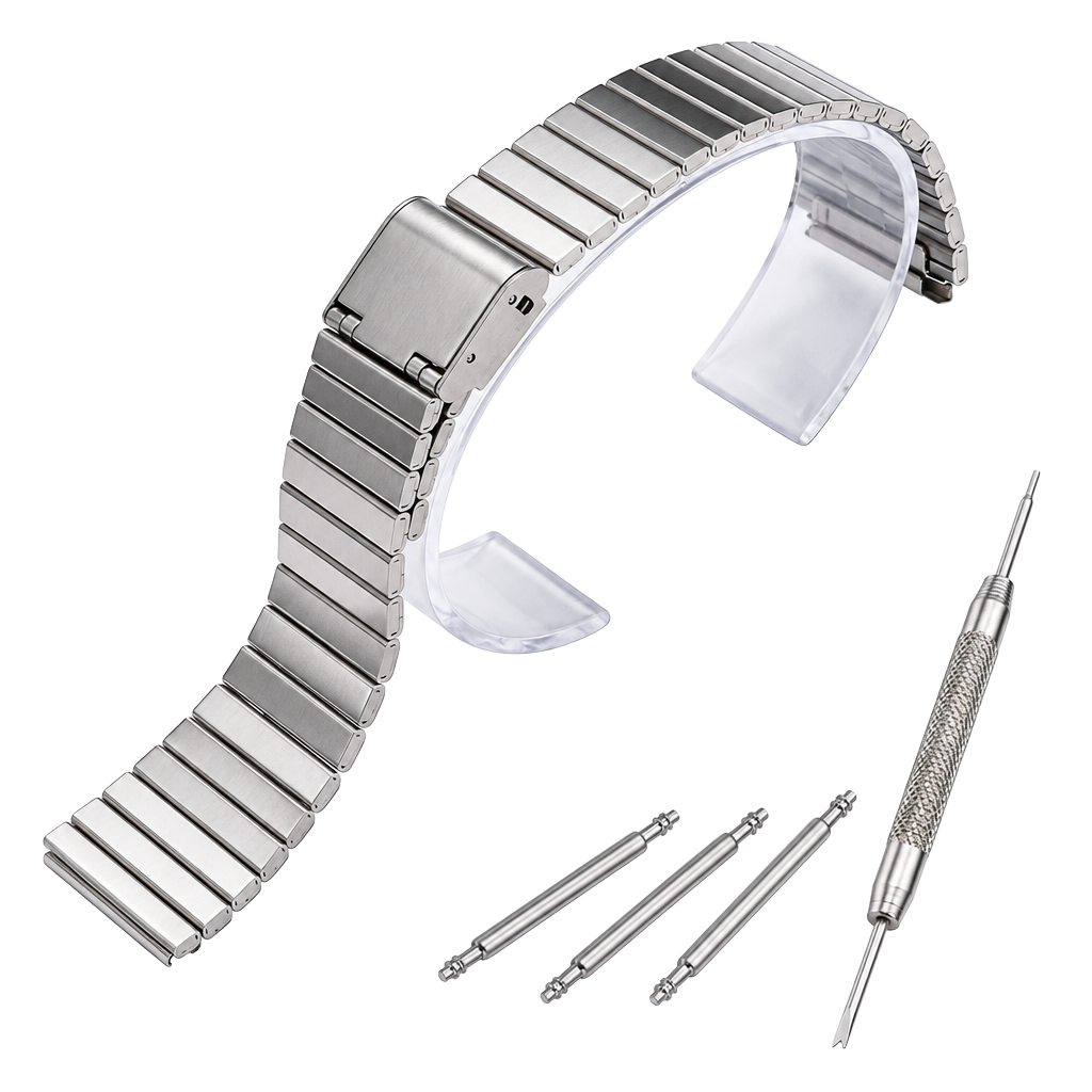 18mm Stainless Steel Strap Compatible with Casio A158WA F108WH A700W 1