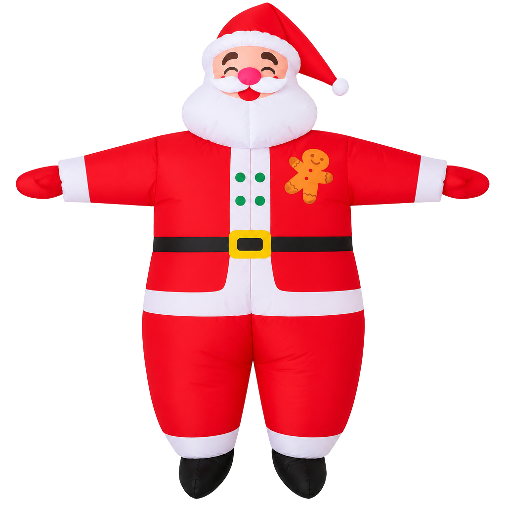Inflatable Santa Claus Costume Standard Size 1