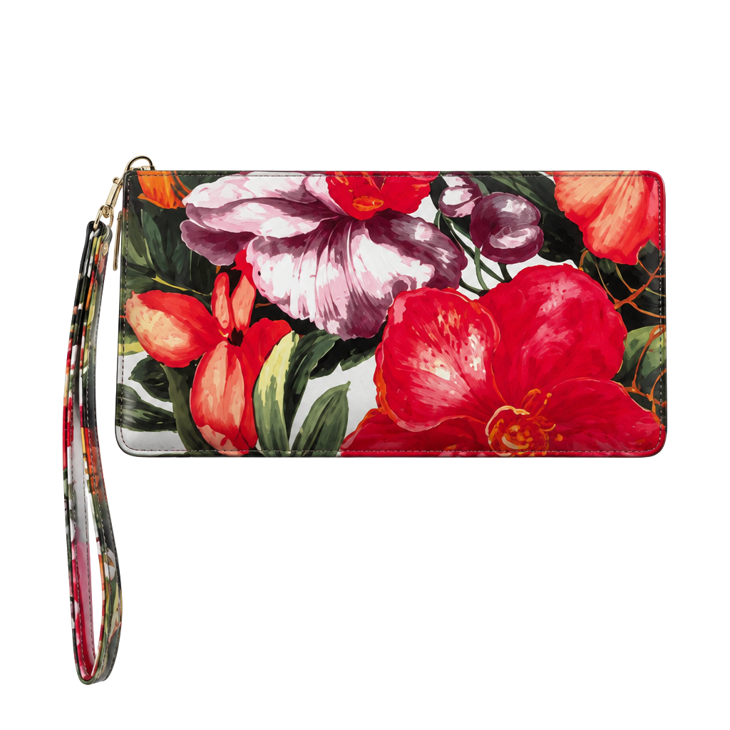 Christian Lacroix Marcelle Floral Wallet Clutch Wristlet 1