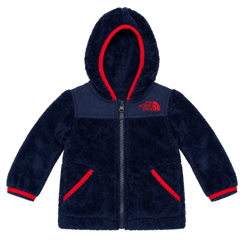 The North Face Oso Fleece Hoodie Size 6-12M Navy Red 1