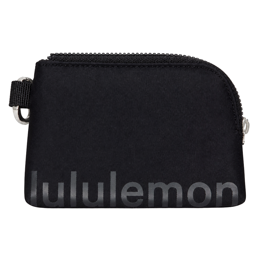 Lululemon Clippable Card Pouch Black Wallet 1
