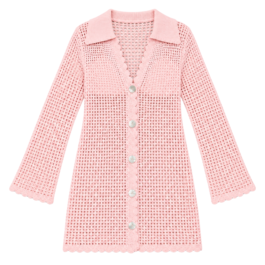 Show Me Your Mumu Button Up Coverup Size S Peachy Pink 1