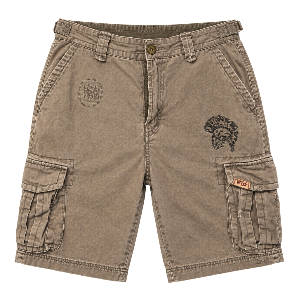 Fox Racing Cargo Shorts Brown Y2K Civilian Corps size 36 1