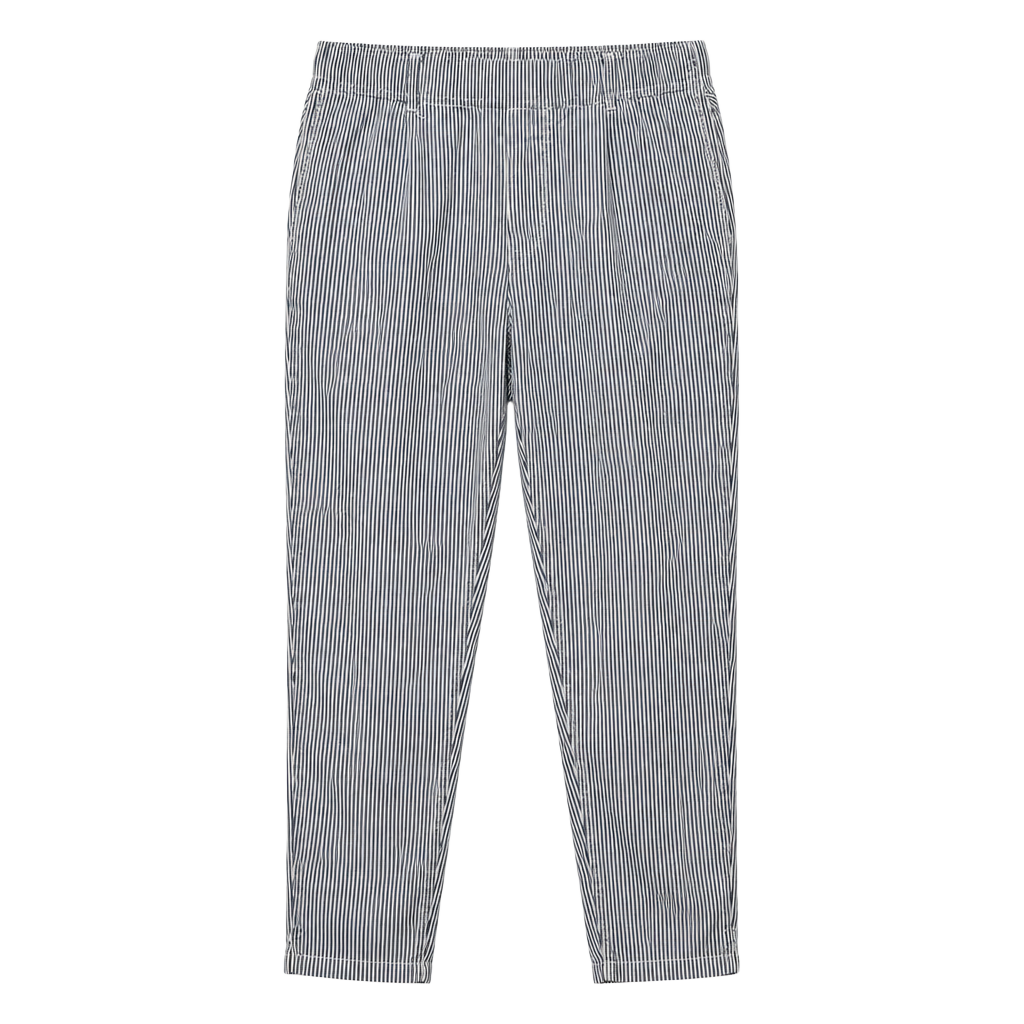 Shinestar Women’s Striped Trousers - Blue & White 1