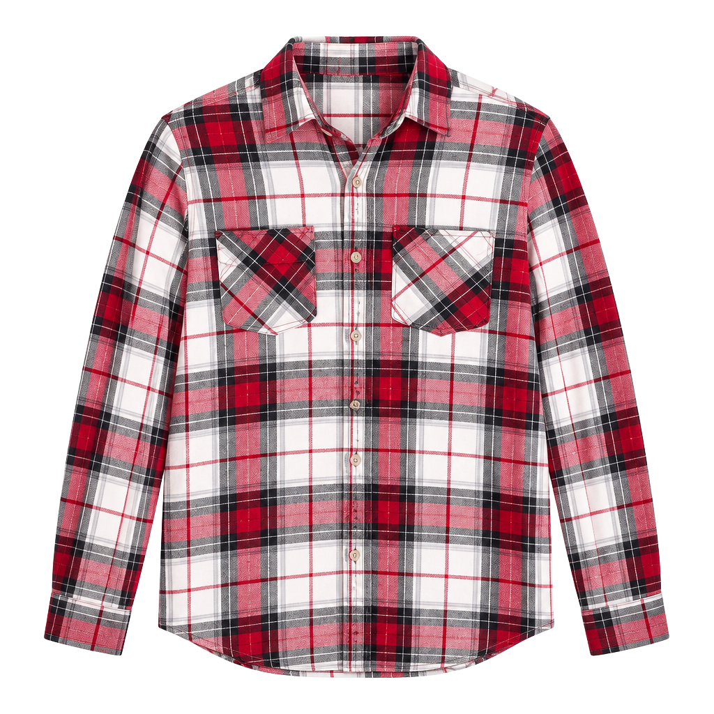 SO authentic American Heritage women’s plaid button up long sleeve shirt size M 1