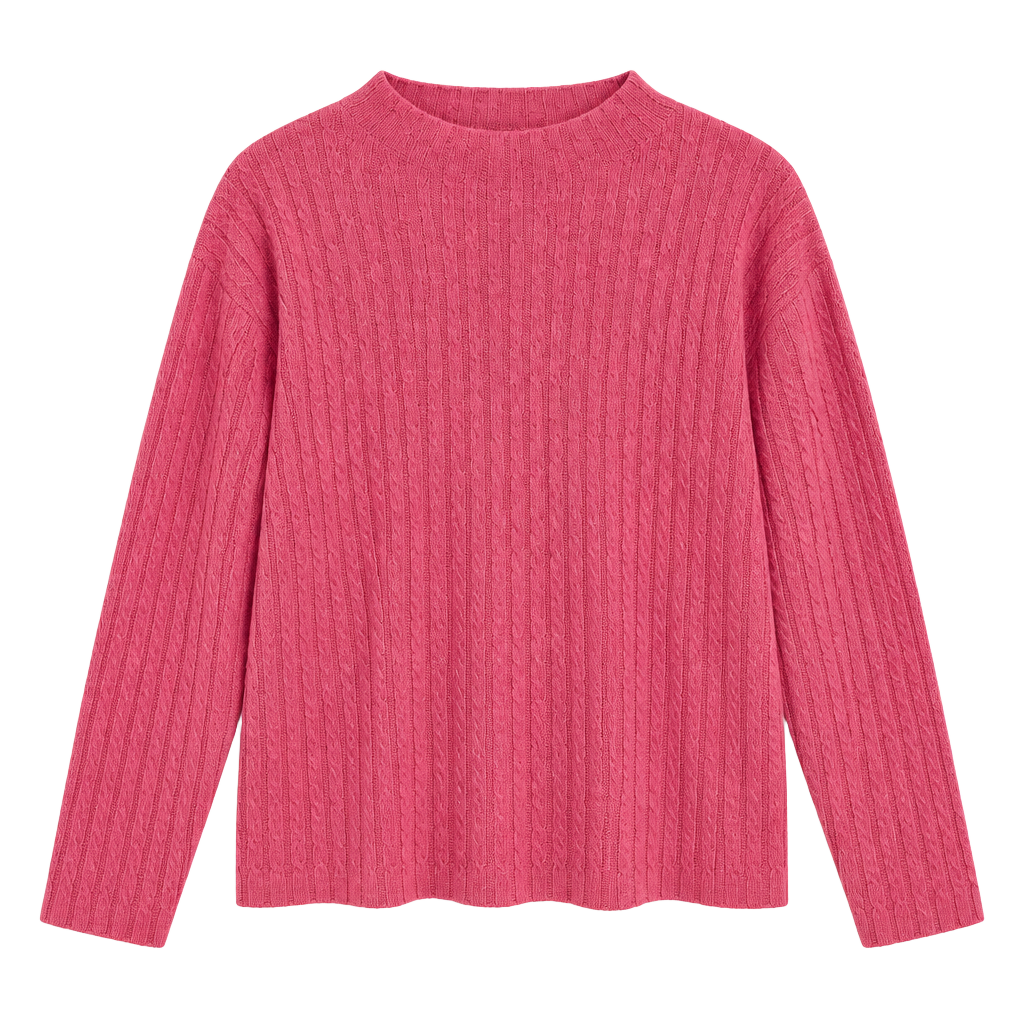 Women’s cozy pink knit pullover sweater by Old Navy size medium 1