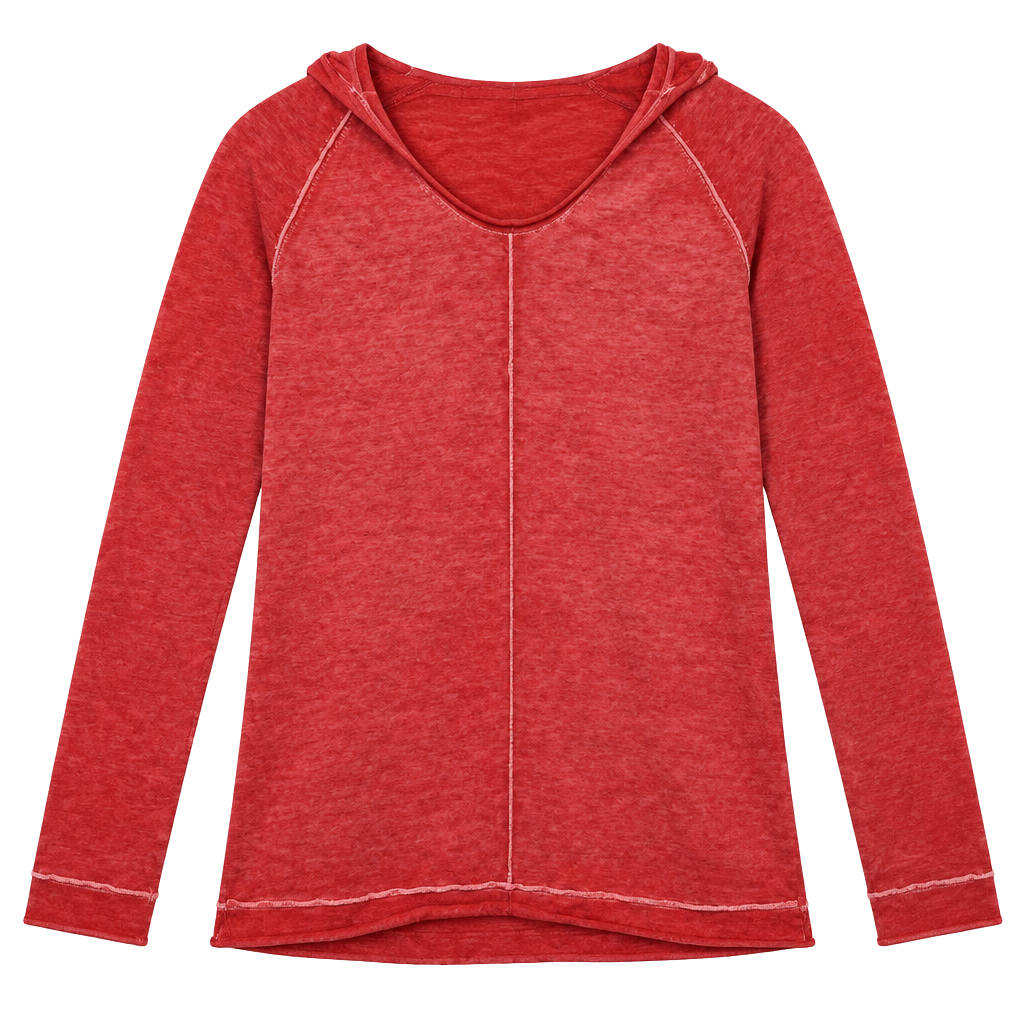 Tommy Bahama Pink Fitted Hooded Light Sweatshirt With Crew Neck Women’s Size XS 1