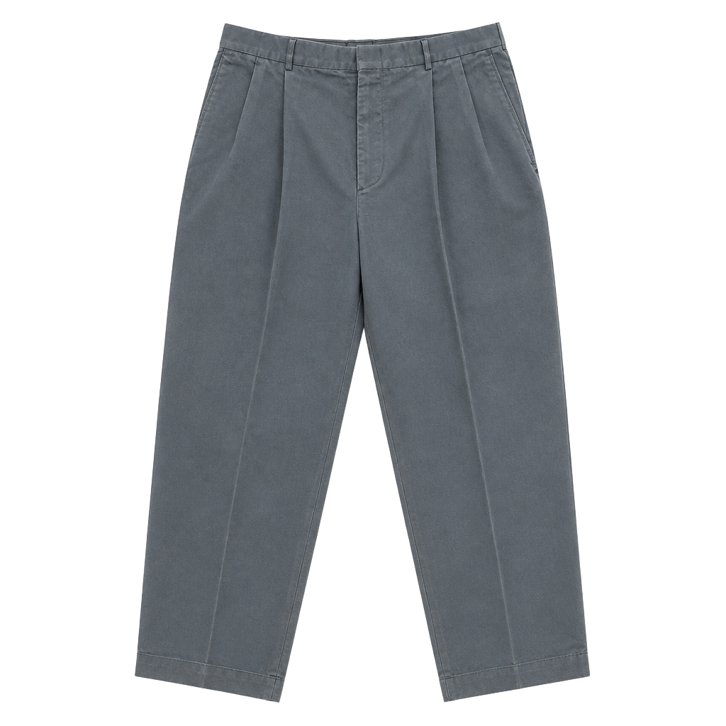 Vintage 90’s Perry Ellis Portfolio Men's Pleated Trousers Gray 36x30 1