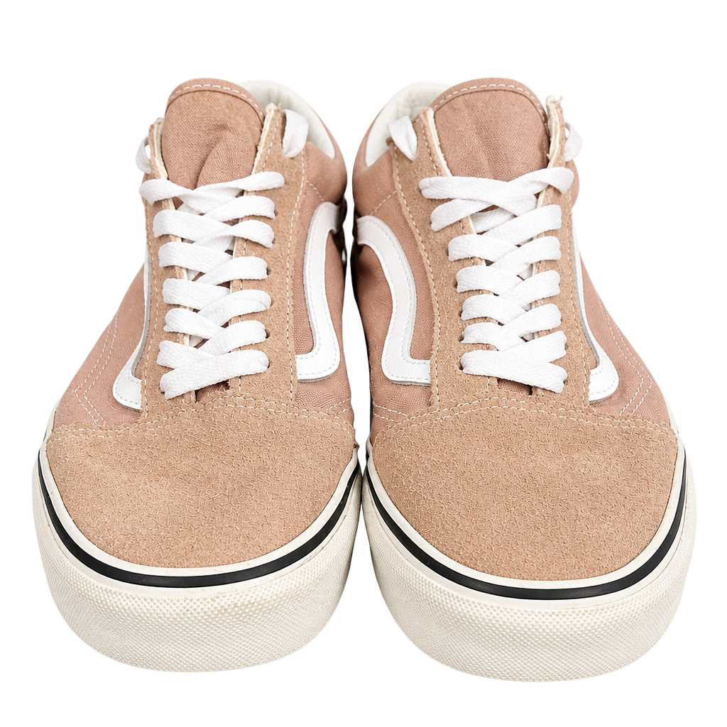 Vans Old Skool Dusty Rose Suede Canvas Sneakers Men's 8.5 Women's 10 1