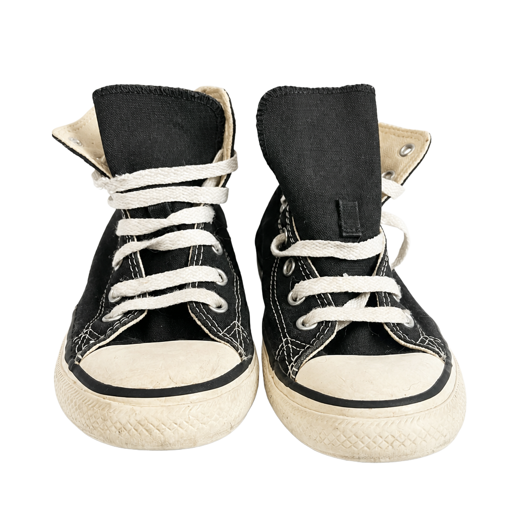 Converse Chuck Taylor All Star Youth High Top Sneakers Black Size 2 1
