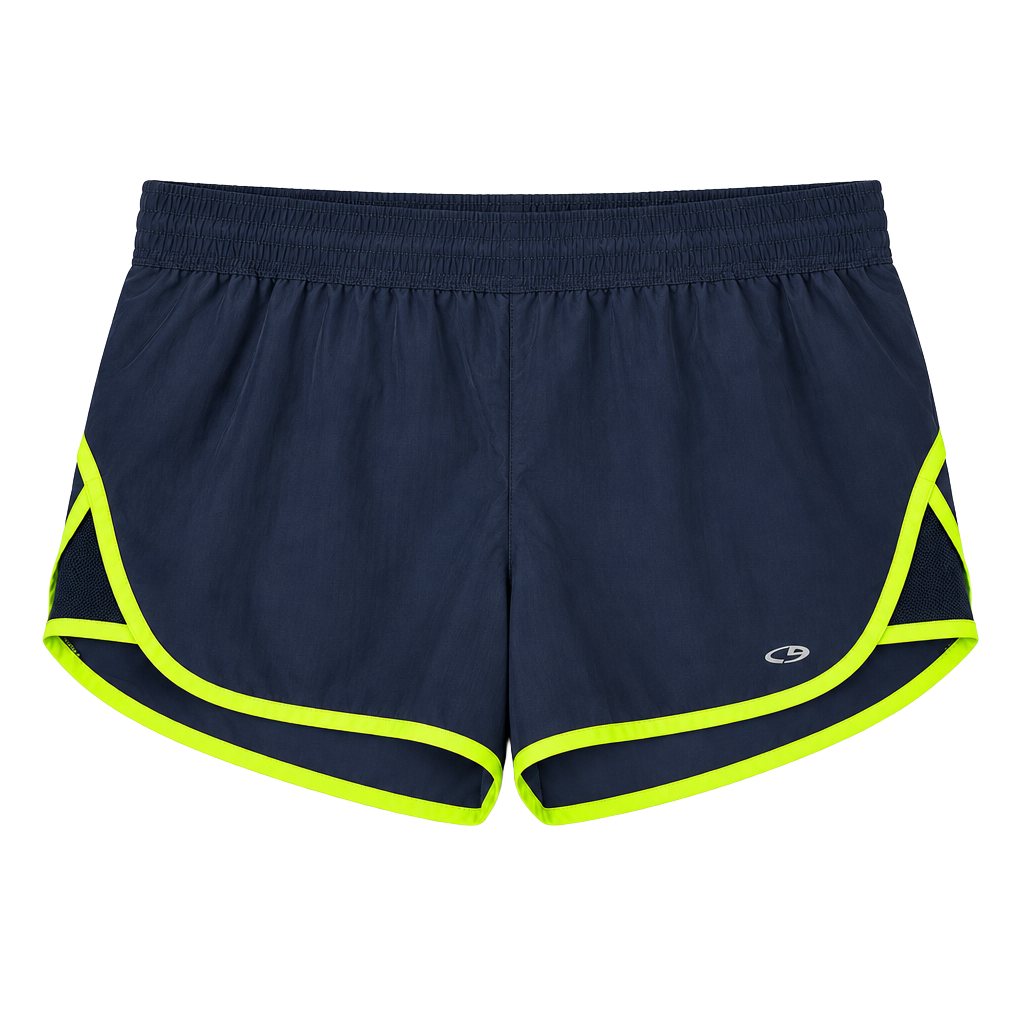Champion DuoDry Shorts Size XL Gray Neon Yellow 1