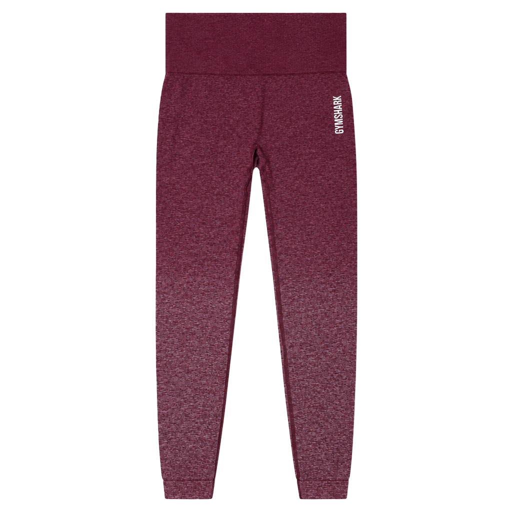 Gymshark Adapt Ombre Seamless Leggings Size S Burgundy 1