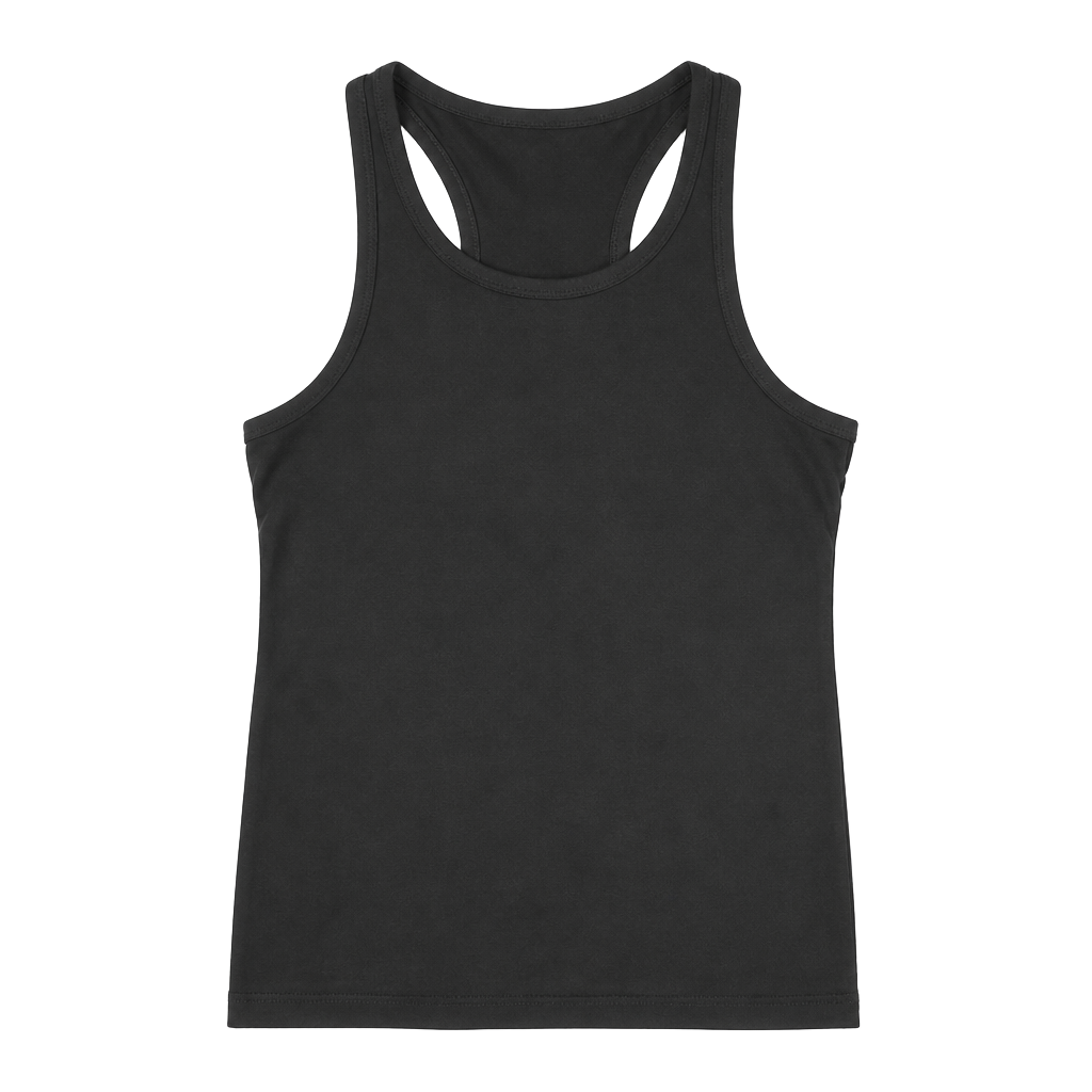 Lululemon Black Racerback Sports Tank Top with Logo #1086 1