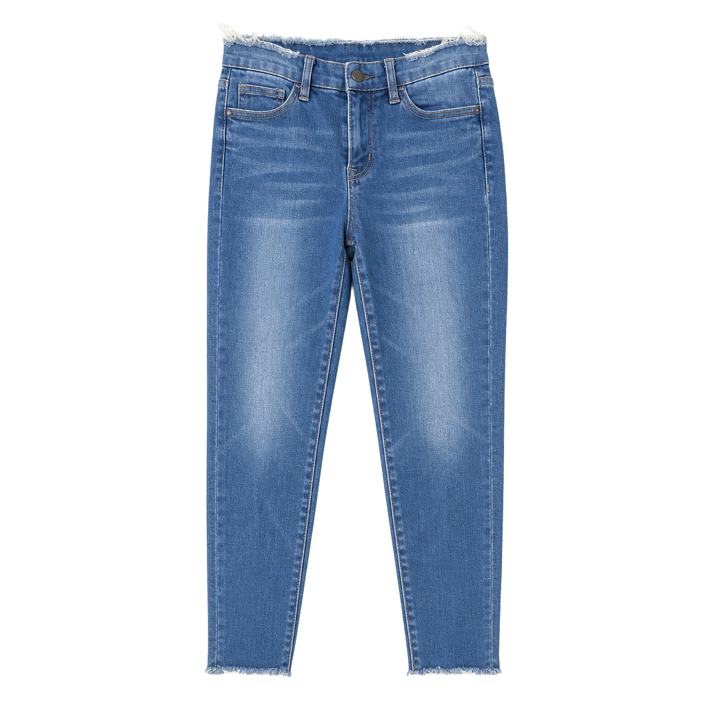 Flying Monkey Distressed Ankle Crop Skinny Jeans Style F4315#666 1